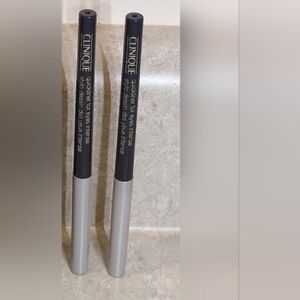 CLINIQUE | (2) Quickliner for Eyes Intense - Black. .005 Oz Each.